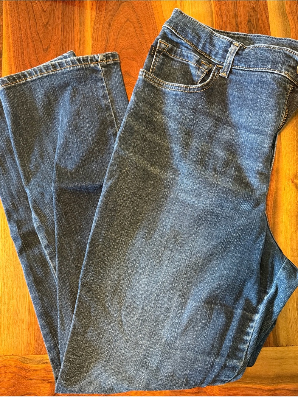 Lee Classic Fit Straight Leg Denim in Light Blue